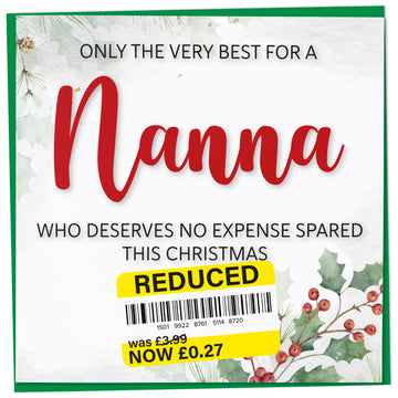 A greetings card on a plain white background