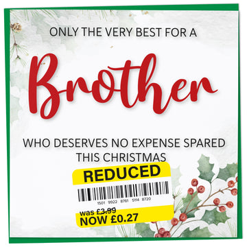 A greetings card on a plain white background