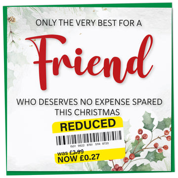 A greetings card on a plain white background