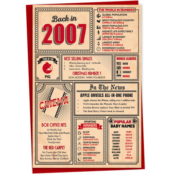 A greetings card on a plain white background