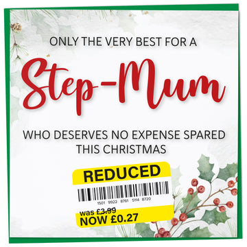 A greetings card on a plain white background