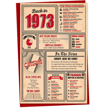 A greetings card on a plain white background