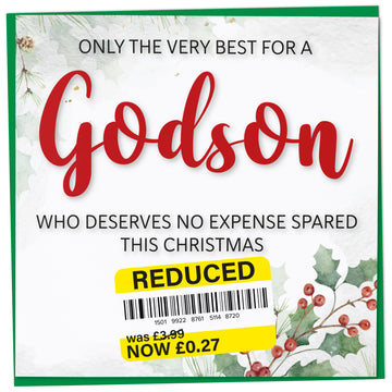 A greetings card on a plain white background