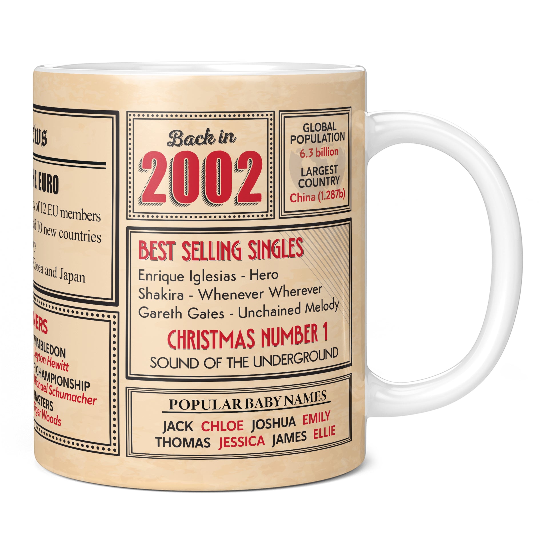 A ceramic mug on a plain white background