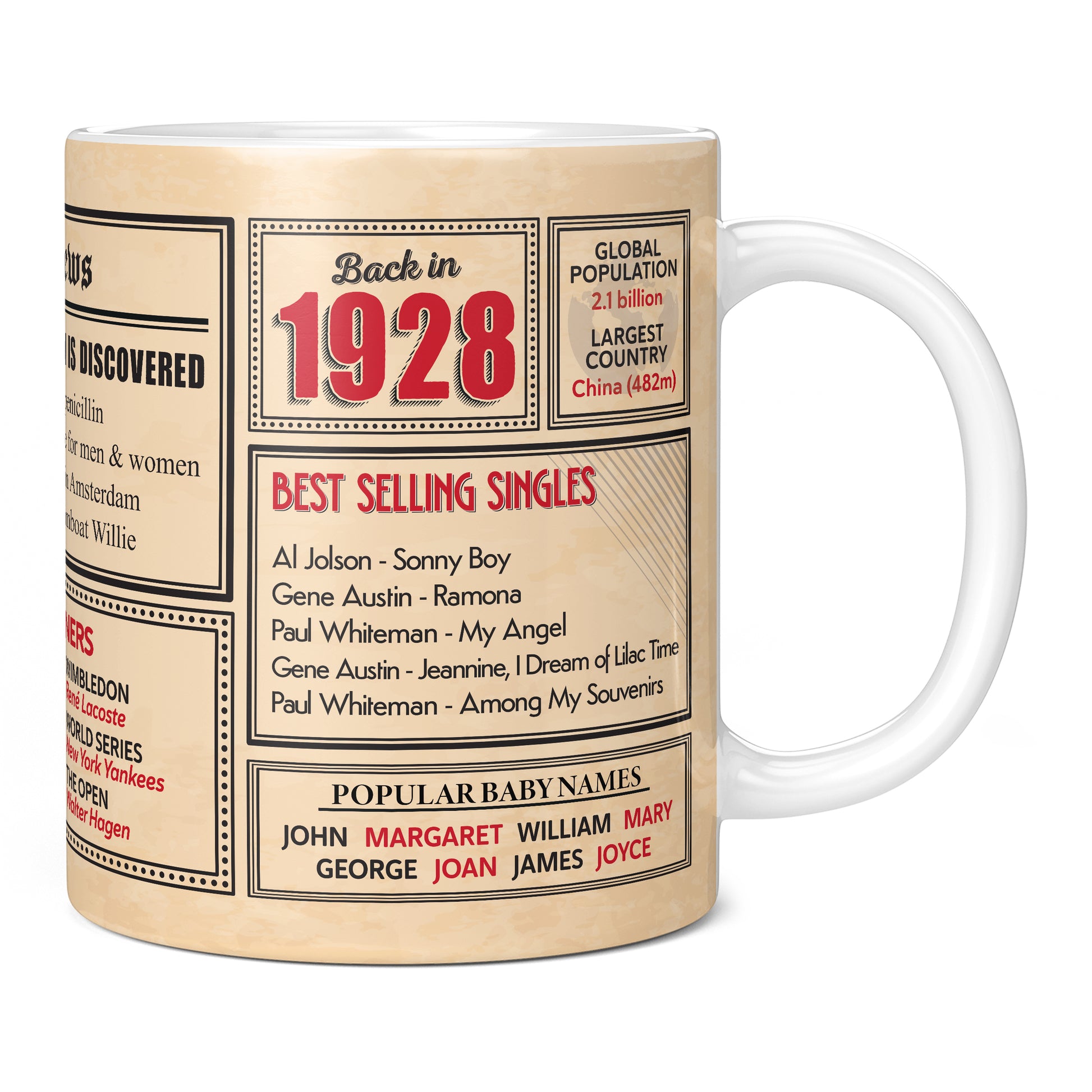 A ceramic mug on a plain white background