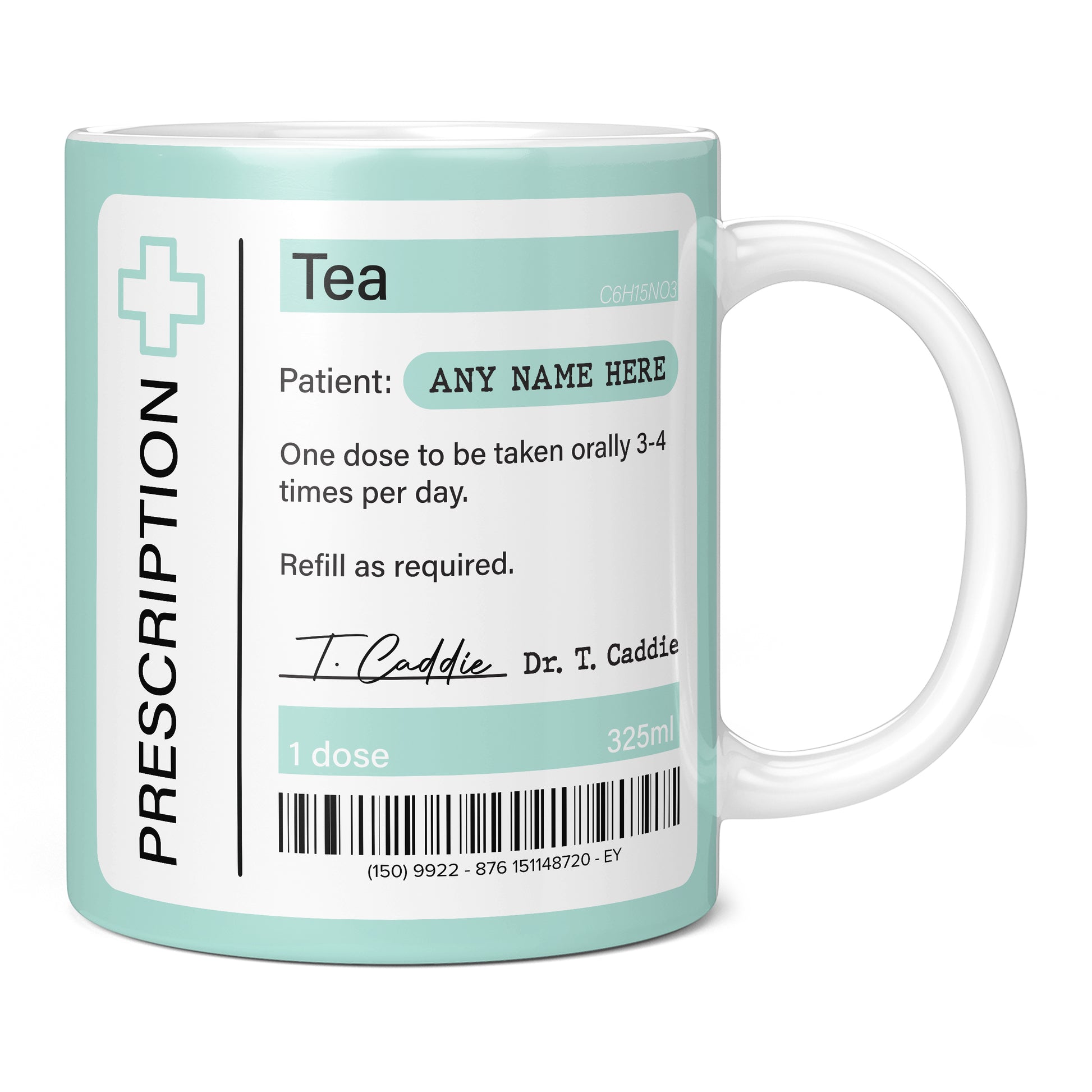 A ceramic mug on a plain white background