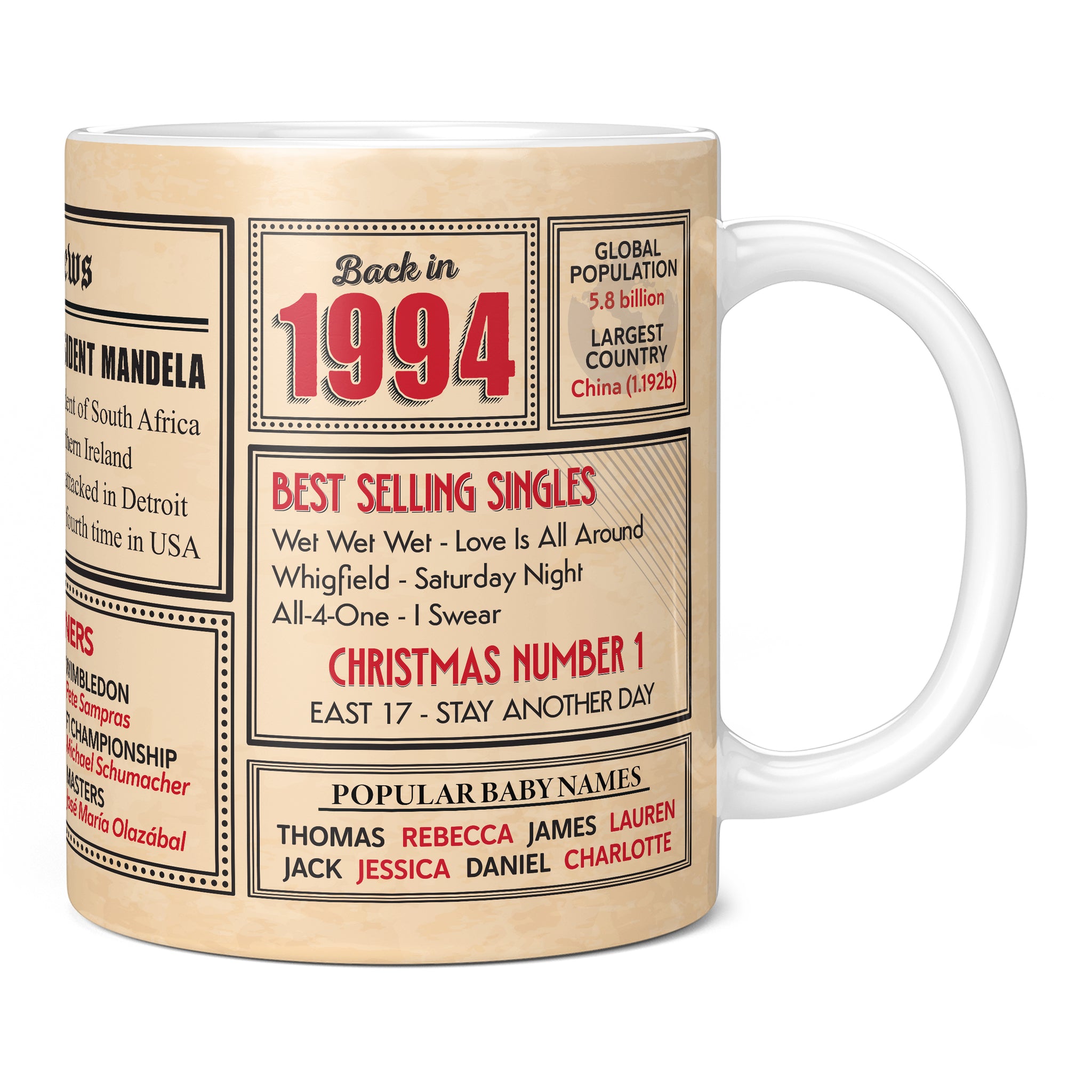 A ceramic mug on a plain white background