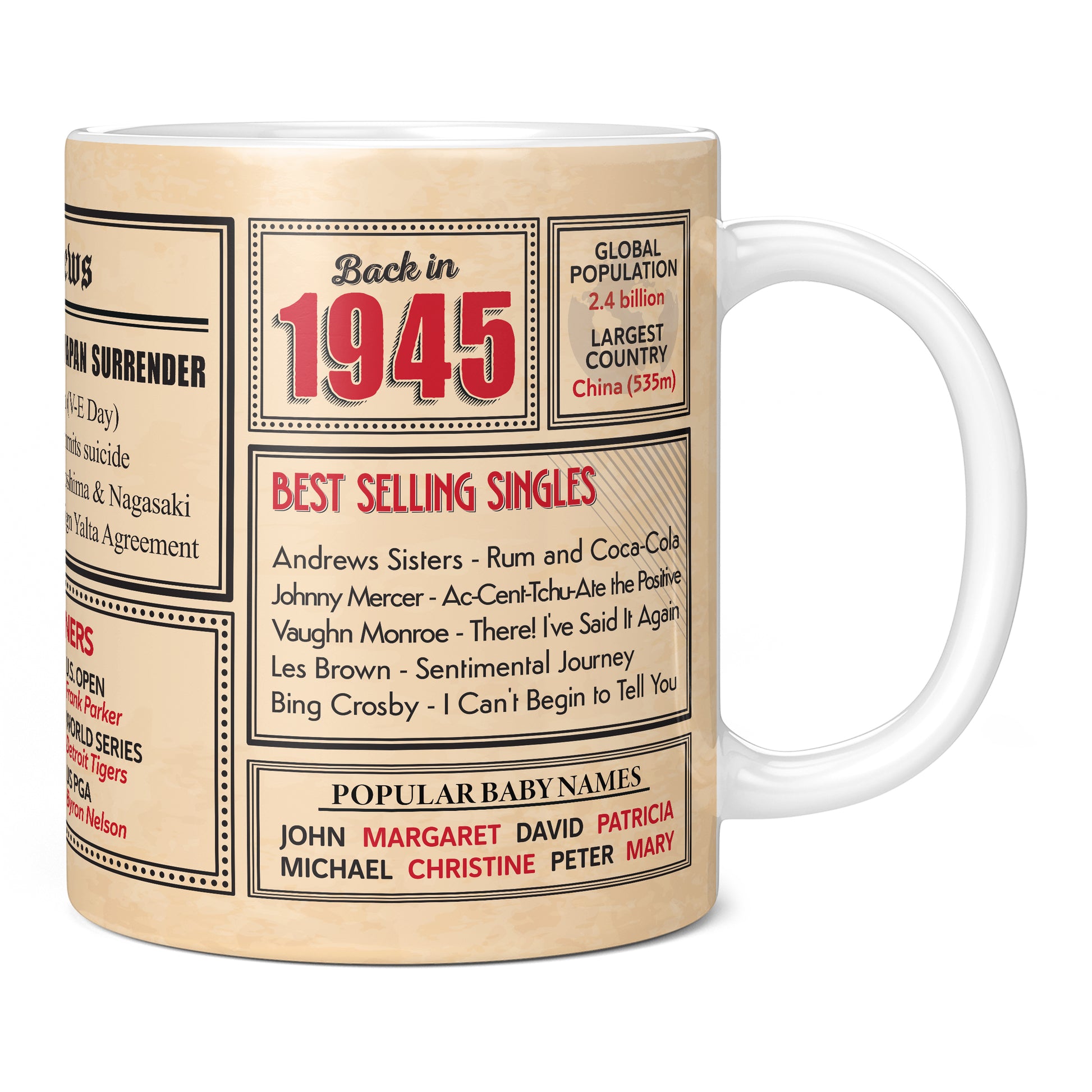 A ceramic mug on a plain white background