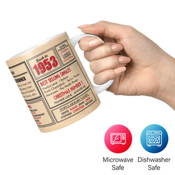 72nd Birthday Gift - Back in 1953 In This Year Mug