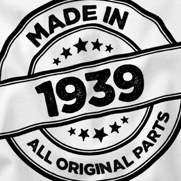 86th Birthday Gift for Men, Made in 1939