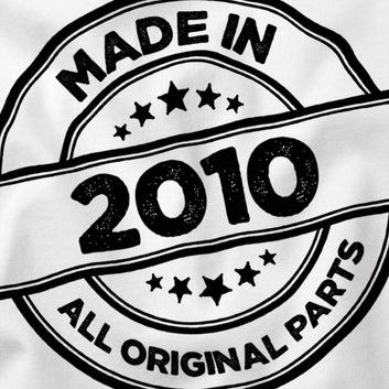 15th Birthday Gift for Men, Made in 2010