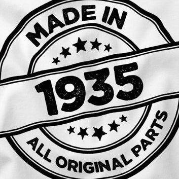 90th Birthday Gift for Men, Made in 1935