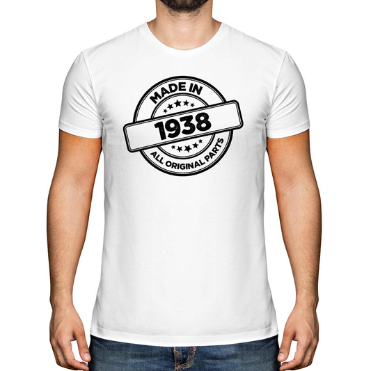 87th Birthday Gift for Men, Made in 1938