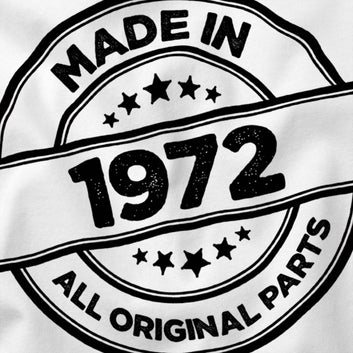 53rd Birthday Gift for Men, Made in 1972