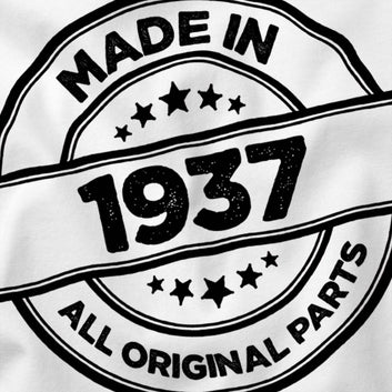 88th Birthday Gift for Men, Made in 1937