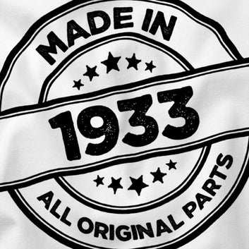 92nd Birthday Gift for Men, Made in 1933