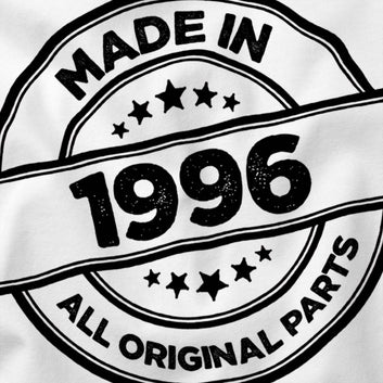 29th Birthday Gift for Men, Made in 1996