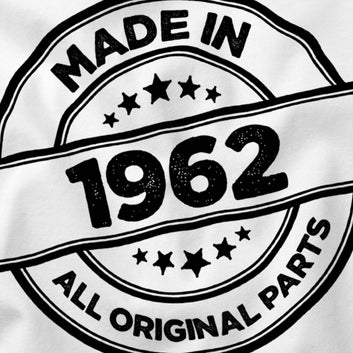 63rd Birthday Gift for Men, Made in 1962