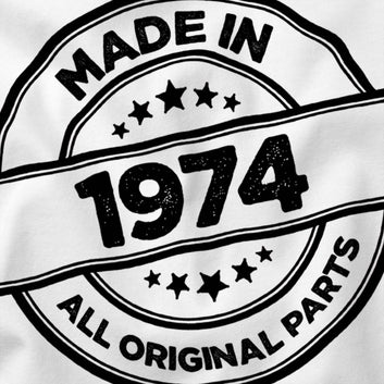 51st Birthday Gift for Men, Made in 1974