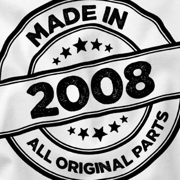 17th Birthday Gift for Men, Made in 2008