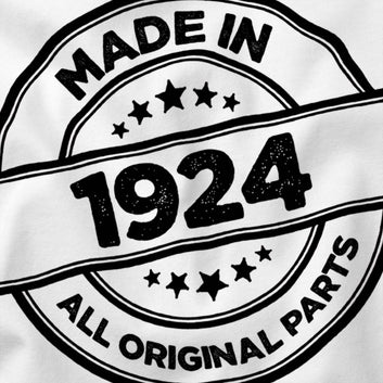 101st Birthday Gift for Men, Made in 1924