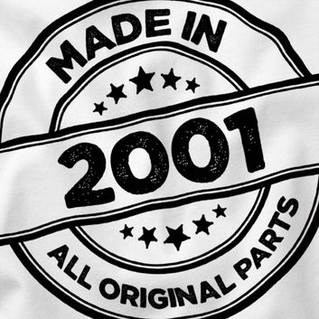 24th Birthday Gift for Men, Made in 2001