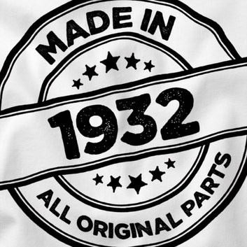 93rd Birthday Gift for Men, Made in 1932