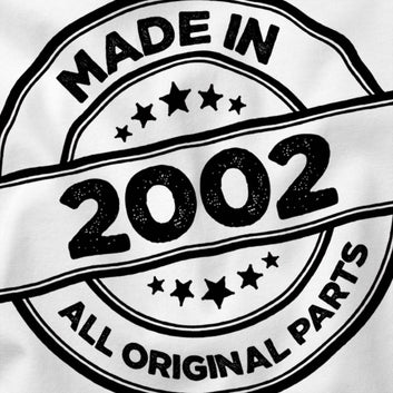 23rd Birthday Gift for Men, Made in 2002